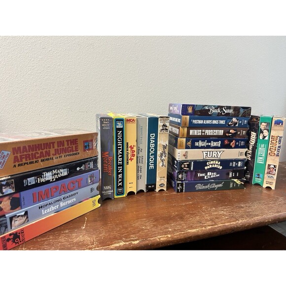 Vintage Western/Cowboy Films Vhs Bundle x22 Good Used Condition Cowboy Ranchers - Picture 1 of 5